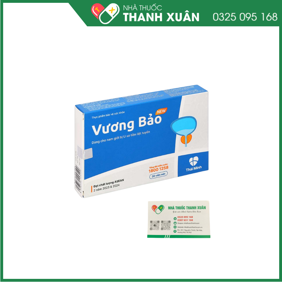 Viên uống Vương Bảo dùng cho nam giới bị u xơ tuyến tiền liệt